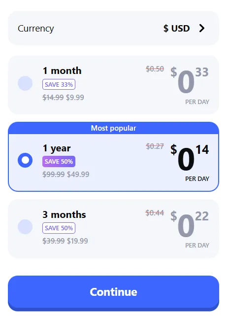 praktika pricing