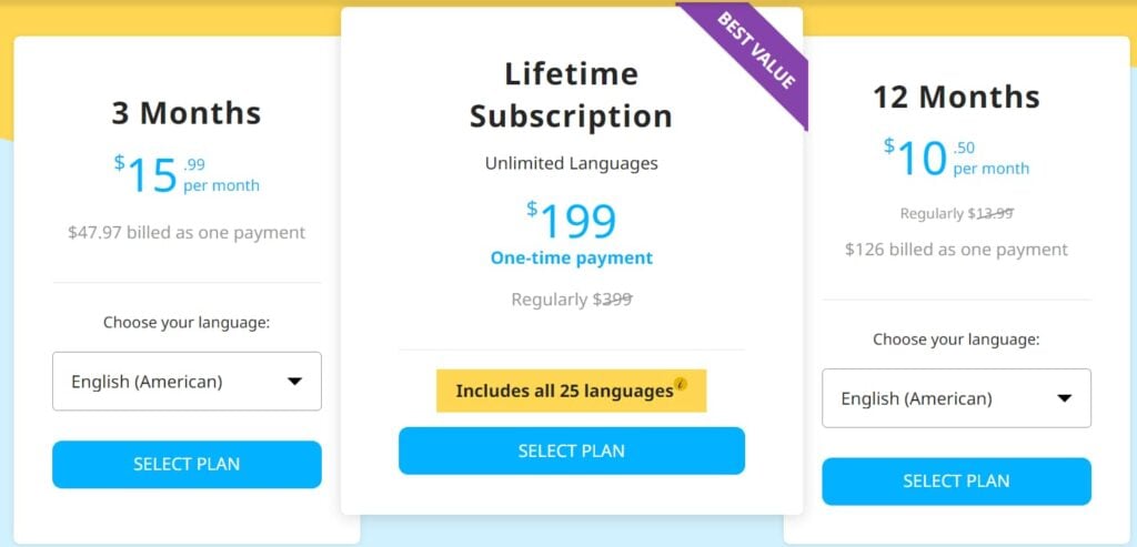 rosetta italian review pricing