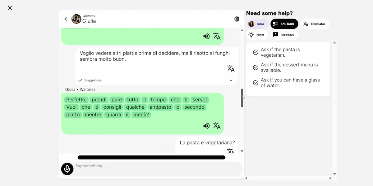 univerbal customization and progress tracking