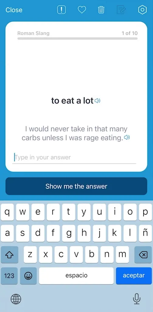 VocApp walkthrough 1