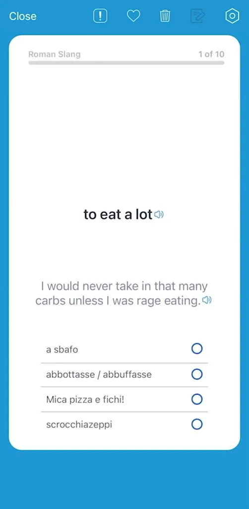 VocApp walkthrough 2